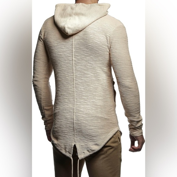 Leif Nelson Men’s Hooded Zip Front Long Cardigan size Large - Picture 10 of 15